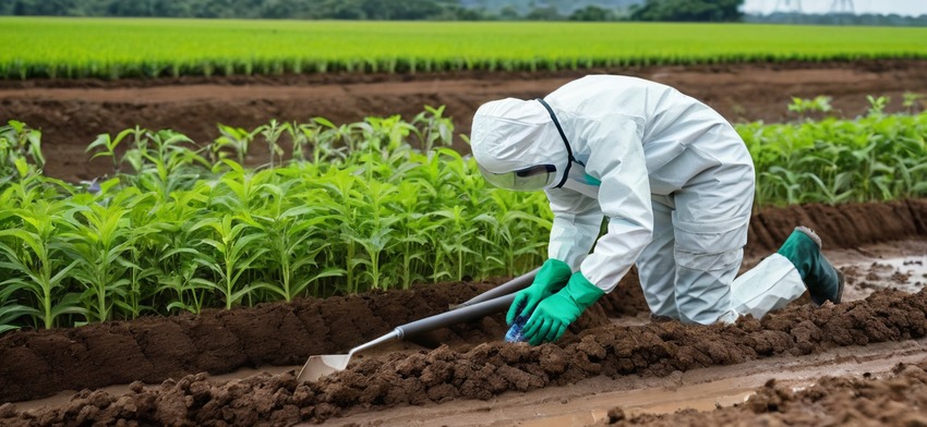 Análise de solo contaminado em Uberlândia - Monte Sião Resíduos